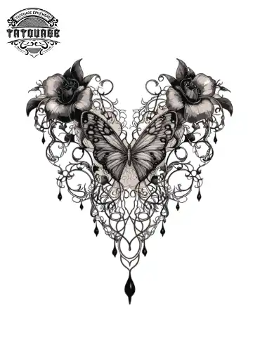tatouage ephemere epaule femme dentelle Tatouage éphémère épaule femme dentelle