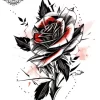 tatouage ephemere epaule femme rose Tatouage éphémère épaule femme rose