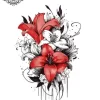 tatouage ephemere epaule fleur Tatouage éphémère épaule fleur