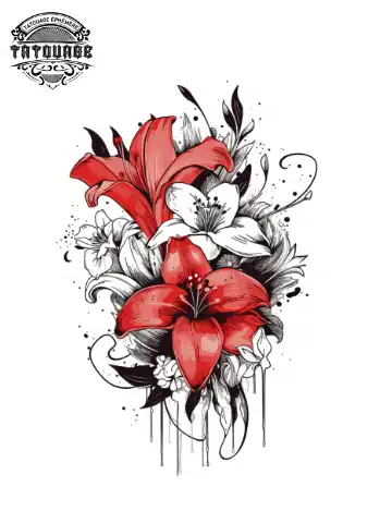 tatouage ephemere epaule fleur Tatouage éphémère épaule fleur