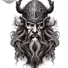 tatouage ephemere epaule homme viking Tatouage éphémère épaule homme viking