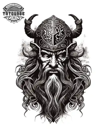 tatouage ephemere epaule homme viking Tatouage éphémère épaule homme viking