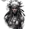 tatouage ephemere epaule indien Tatouage éphémère épaule indien