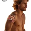 tatouage ephemere epaule lion photo Tatouage éphémère épaule lion