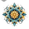 tatouage ephemere epaule mandala femme Tatouage éphémère épaule mandala femme