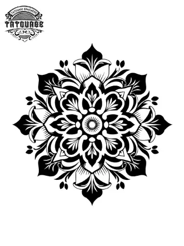 tatouage ephemere epaule mandala Tatouage éphémère épaule mandala
