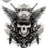 tatouage ephemere epaule militaire Tatouage éphémère épaule militaire