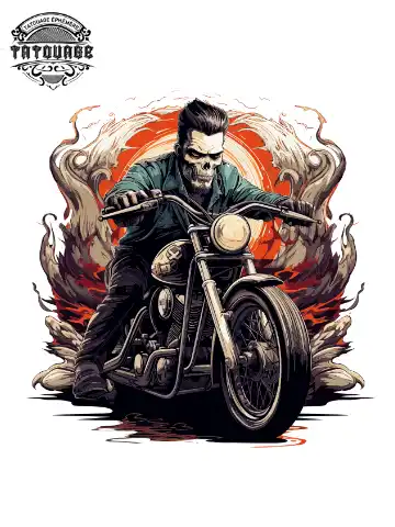 tatouage ephemere epaule moto Tatouage éphémère épaule moto