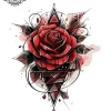 tatouage ephemere epaule rose Tatouage éphémère épaule rose