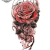 tatouage ephemere epaule rose homme Tatouage éphémère épaule rose homme