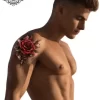 tatouage ephemere epaule rose photo Tatouage éphémère épaule rose