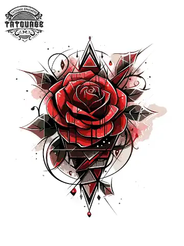 tatouage ephemere epaule rose Tatouage éphémère épaule rose