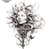 tatouage ephemere epaule soleil Tatouage éphémère épaule soleil