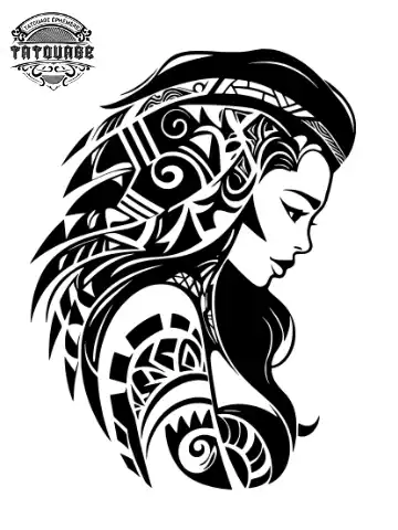 tatouage ephemere epaule tahitien Tatouage éphémère épaule tahitien