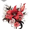tatouage ephemere fleur de vie nuque Tatouage éphémère fleur de vie nuque