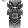 tatouage ephemere geometrique mollet homme Tatouage éphémère géométrique mollet homme