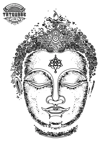 tatouage ephemere hanche bouddha Tatouage éphémère hanche bouddha