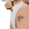 tatouage ephemere hanche femme discret photo Tatouage éphémère hanche femme discret