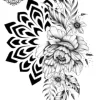 tatouage ephemere hanche femme fleur Tatouage éphémère hanche femme fleur