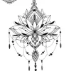 tatouage ephemere hanche femme mandala Tatouage éphémère hanche femme mandala