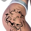 tatouage ephemere hanche femme minimaliste photo Tatouage éphémère hanche femme minimaliste