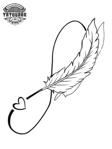 tatouage ephemere hanche infini Tatouage éphémère hanche infini