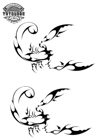 tatouage ephemere hanche scorpion Tatouage éphémère hanche scorpion
