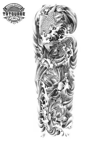 tatouage ephemere japonais hanche Tatouage éphémère japonais hanche