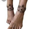 tatouage ephemere lierre cheville photo Tatouage éphémère lierre cheville