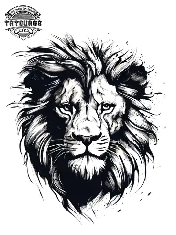 tatouage ephemere lion epaule Tatouage éphémère lion épaule
