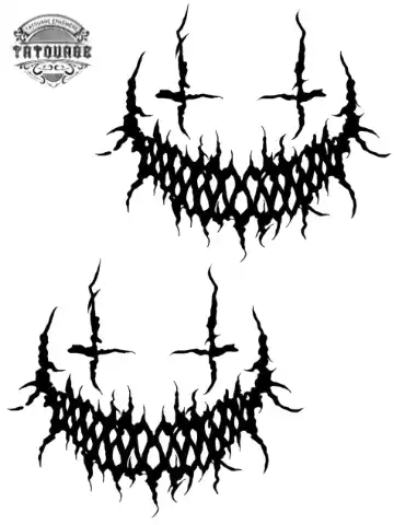 tatouage ephemere main bouche Tatouage éphémère main bouche