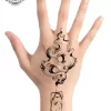 tatouage ephemere main bougie photo Tatouage éphémère main bougie