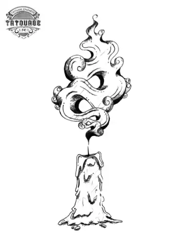 tatouage ephemere main bougie Tatouage éphémère main bougie