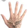 Tatouage éphémère main colombe
