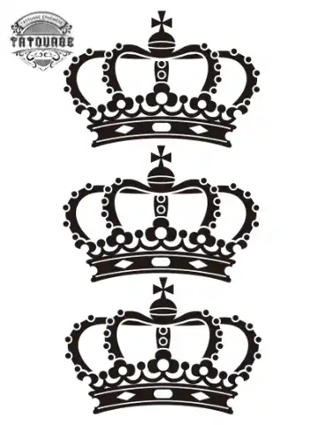 tatouage ephemere main couronne Tatouage éphémère main couronne