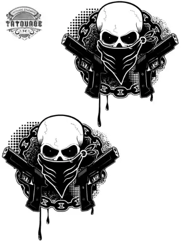 tatouage ephemere main gang Tatouage éphémère main gang