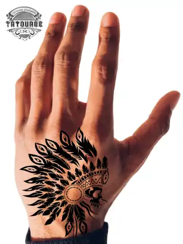 tatouage ephemere main indien photo 2 Tatouage éphémère main indien