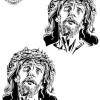 tatouage ephemere main jesus Tatouage éphémère main jesus