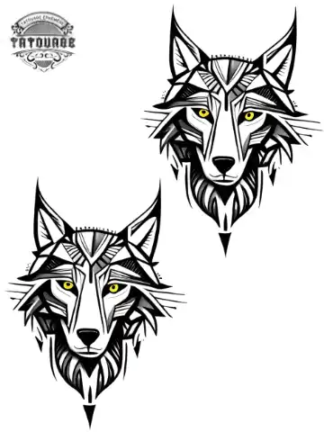 tatouage ephemere main loup Tatouage éphémère main loup
