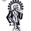 tatouage ephemere main mafia Tatouage éphémère main mafia