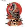 tatouage ephemere main oiseau Tatouage éphémère main oiseau