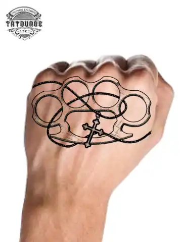 tatouage ephemere main russe photo Tatouage éphémère main russe