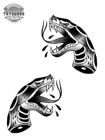 tatouage ephemere main serpent Tatouage éphémère main serpent