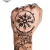 tatouage ephemere main viking photo Tatouage éphémère main viking