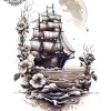 tatouage ephemere manchette bateau Tatouage éphémère manchette bateau