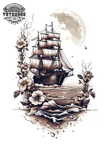 tatouage ephemere manchette bateau Tatouage éphémère manchette bateau
