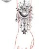 tatouage ephemere manchette etoile photo Tatouage éphémère manchette étoile