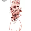 tatouage ephemere manchette florale photo Tatouage éphémère manchette florale