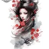 tatouage ephemere manchette homme japonais Tatouage éphémère manchette homme japonais