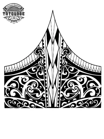 Tatouage éphémère manchette homme maorie